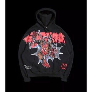 Deadpool Civil Regime x Marvel Collab Hoodie Pullover Large